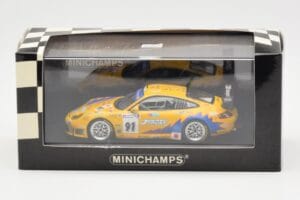 Porsche 911 997 GT3 RS T2M #91 Yamagishi / Fournoux / Konopka 24 Hours of Le Mans 2006 Minichamps 1:43 400066991 Metall - pilt 4/4