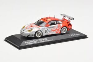 Porsche 911 997 GT3 RSR Flying Lizard #80 S. Neiman / P. Long / J. Van Overbeek 24 Hours of Le Mans 2006 Minichamps 1:43 4000 - pilt 2/4