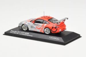 Porsche 911 997 GT3 RSR Flying Lizard #80 S. Neiman / P. Long / J. Van Overbeek 24 Hours of Le Mans 2006 Minichamps 1:43 4000 - pilt 3/4