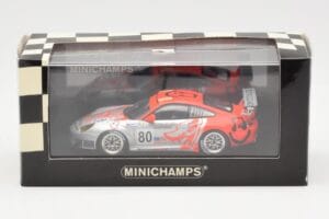 Porsche 911 997 GT3 RSR Flying Lizard #80 S. Neiman / P. Long / J. Van Overbeek 24 Hours of Le Mans 2006 Minichamps 1:43 4000 - pilt 4/4