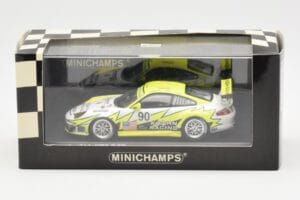 Porsche 911 997 GT3 RSR Krohn Racing #90 J. Bergmeister / T. Jonsson / T. Krohn 24 Hours of Le Mans 2006 Minichamps 1:43 4000 - pilt 4/4