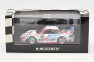 Porsche 911 997 GT3 RSR Matmut #76 P. Narac / R. Lietz / P. Long 24 Hours of Le Mans 2007 Minichamps 1:43 400076776 Metall - pilt 4/4