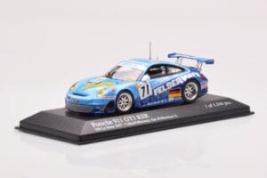 Porsche 911 997 GT3 RSR #71 Felbermayr-Proton M. Collin 24 Hours of Le Mans 2007 Minichamps 1:43 400076771 Metall - pilt 2/4