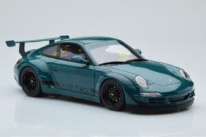 Porsche 911 997 RWB Syunkashuto Roheline GT Spirit 1:18 GT896 Vaik - pilt 4/6