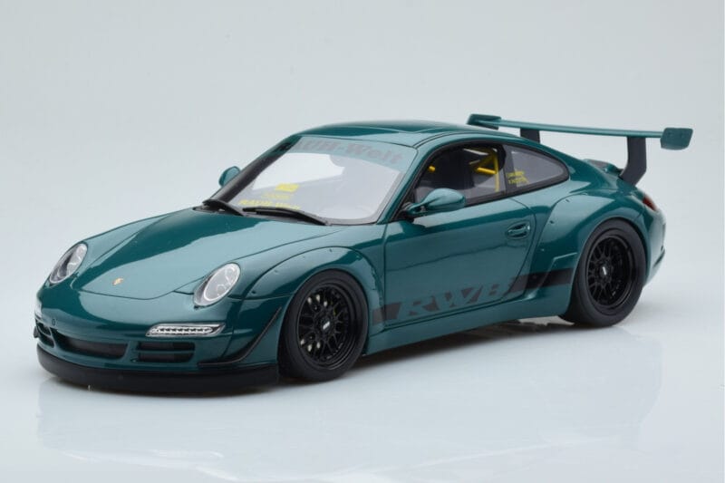 Porsche 911 997 RWB Syunkashuto Roheline GT Spirit 1:18