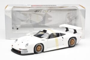 Porsche 911 GT1 Valge UT Models 1:18 180966699 Metall - pilt 6/6