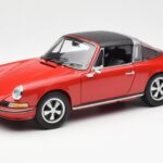 Porsche 911 Targa S Punane Schuco 1:18