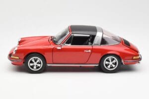 Porsche 911 Targa S Punane Schuco 1:18 450036200 Metall - pilt 5/9