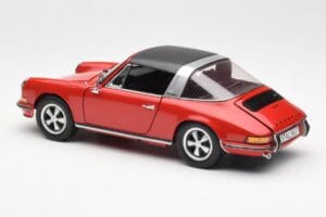 Porsche 911 Targa S Punane Schuco 1:18 450036200 Metall - pilt 8/9