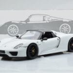 Porsche 918 Spyder Weissach Package Valge Mustade Velgedega Minichamps 1:18 - image 9 of 9