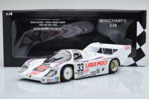 Porsche 956K Liqui Moly Brun Racing #33 H-J. Stuck / H. Grohs / W. Brun 1000km Spa 1983 Minichamps 1:18 155836633 Metall - pilt 6/6