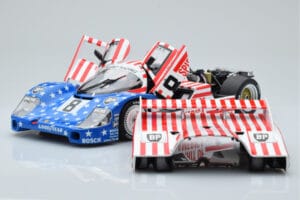 Porsche 956L Spirit of America #8 G. Follmer / J. Morton / K. Miller 24 Hours of Le Mans 1986 Minichamps 1:18 180866508 Metal - pilt 2/8