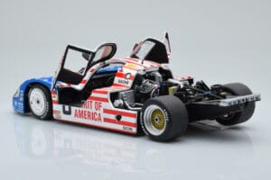 Porsche 956L Spirit of America #8 G. Follmer / J. Morton / K. Miller 24 Hours of Le Mans 1986 Minichamps 1:18 180866508 Metal - pilt 5/8