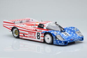 Porsche 956L Spirit of America #8 G. Follmer / J. Morton / K. Miller 24 Hours of Le Mans 1986 Minichamps 1:18 180866508 Metal - pilt 6/8