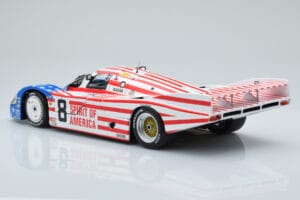 Porsche 956L Spirit of America #8 G. Follmer / J. Morton / K. Miller 24 Hours of Le Mans 1986 Minichamps 1:18 180866508 Metal - pilt 7/8