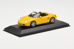 Porsche Boxster 986 Kollane Minichamps 1:43 400062072 Metall - pilt 2/4