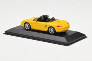 Porsche Boxster 986 Kollane Minichamps 1:43 400062072 Metall - pilt 3/4