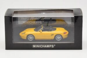 Porsche Boxster 986 Kollane Minichamps 1:43 400062072 Metall - pilt 4/4
