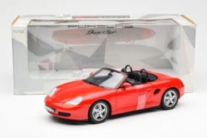Porsche Boxster 986 Punane UT Models 1:18 180065830 Metall - pilt 6/6