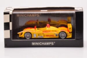 Porsche RS Spyder LMP2 #7 R. Dumas / T. Bernhard / E. Collard Sebring 12 Hours Winners 2008 Minichamps 1:43 400086807 Metall - pilt 4/4