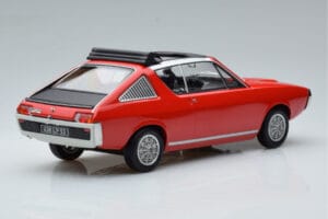 Renault 17 Gordini Decouvrable Punane Norev 1:18 185371 Metall - pilt 2/6