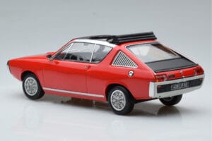 Renault 17 Gordini Decouvrable Punane Norev 1:18 185371 Metall - pilt 5/6