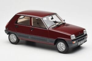 Renault 5 GTL Bordeaux Punane Otto 1:18 OT1059 Vaik - pilt 4/6