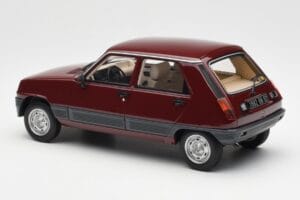Renault 5 GTL Bordeaux Punane Otto 1:18 OT1059 Vaik - pilt 5/6