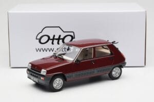 Renault 5 GTL Bordeaux Punane Otto 1:18 OT1059 Vaik - pilt 6/6
