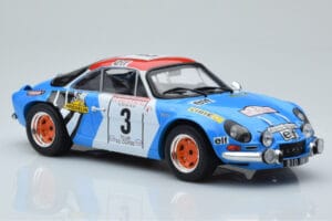 Alpine A110 #3 B. Darniche / A. Mahe Tour de Corse 1973 IXO 1:18 18RMC062B Metall - pilt 4/6