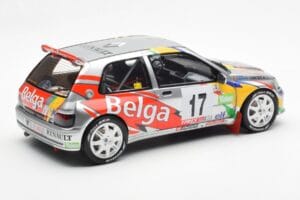 Renault Clio Maxi Kit Car Belga #17 Rally Ypres 1995 Otto 1:18 OT1058 Vaik - pilt 2/6
