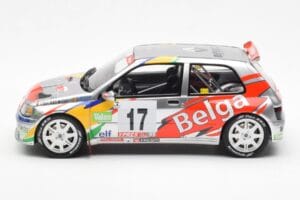 Renault Clio Maxi Kit Car Belga #17 Rally Ypres 1995 Otto 1:18 OT1058 Vaik - pilt 3/6