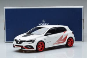 Renault Megane RS Trophy-R Mk4 Valge Norev 1:18 185239 Metall - pilt 6/6