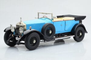 Rolls-Royce Phantom I Kabriolett Sinine Kyosho 1:18 08931LB Metall - pilt 2/9