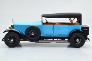Rolls-Royce Phantom I Kabriolett Sinine Kyosho 1:18 08931LB Metall - pilt 4/9