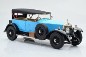 Rolls-Royce Phantom I Kabriolett Sinine Kyosho 1:18 08931LB Metall - pilt 5/9