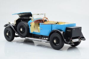 Rolls-Royce Phantom I Kabriolett Sinine Kyosho 1:18 08931LB Metall - pilt 6/9