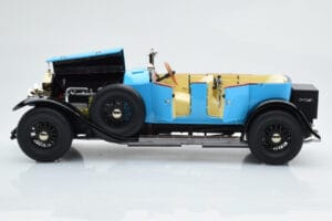 Rolls-Royce Phantom I Kabriolett Sinine Kyosho 1:18 08931LB Metall - pilt 7/9