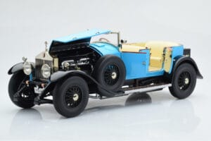 Rolls-Royce Phantom I Kabriolett Sinine Kyosho 1:18 08931LB Metall - pilt 8/9