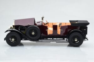 Rolls-Royce Phantom I Kabriolett Burgundiapunane Kyosho 1:18 08931R Metall - pilt 8/10