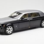 Rolls-Royce Phantom VII EWB Must ja Hõbe Kyosho 1:18