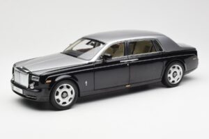 Rolls-Royce Phantom VII EWB Must ja Hõbe Kyosho 1:18