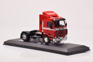 Scania 142 M Punane IXO 1:43 TR173 Metall - pilt 3/4