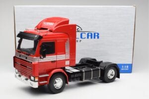 Scania 143M 470 Topline Punane MCG 1:18 MCG18142 Metall - pilt 8/8