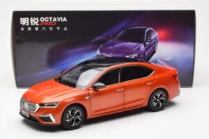 Skoda Octavia Pro Oranž FAW 1:18 ZMR000006ORA Metall - pilt 8/8