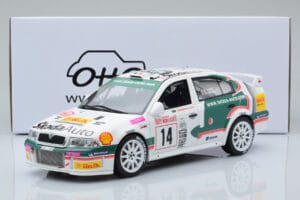 Skoda Octavia WRC #14 D. Auriol / D. Giraudet Rally Monte Carlo 2003 Otto 1:18 OT431 Vaik - pilt 6/6