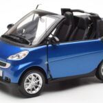 Smart Fortwo 451 Cabrio Sinine & Must Minichamps 1:18 - image 2 of 8