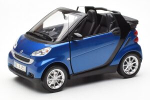 Smart Fortwo 451 Cabrio Sinine & Must Minichamps 1:18