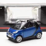 Smart Fortwo 451 Cabrio Sinine & Must Minichamps 1:18 - image 8 of 8