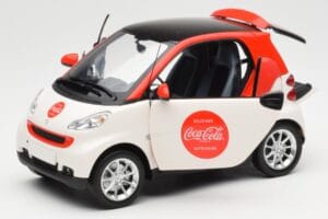 Smart Fortwo 451 Coca-Cola Minichamps 1:18 150036301 Metall - pilt 2/8